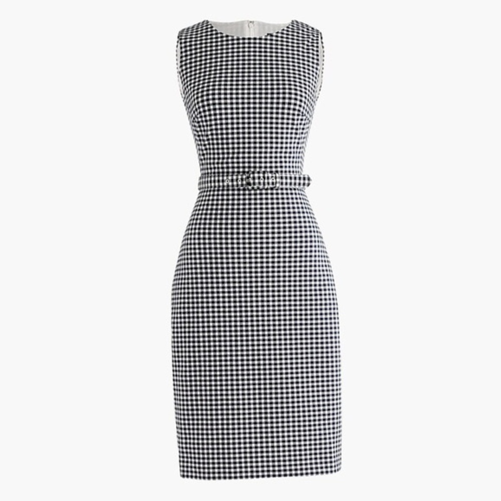 Gingham work dress